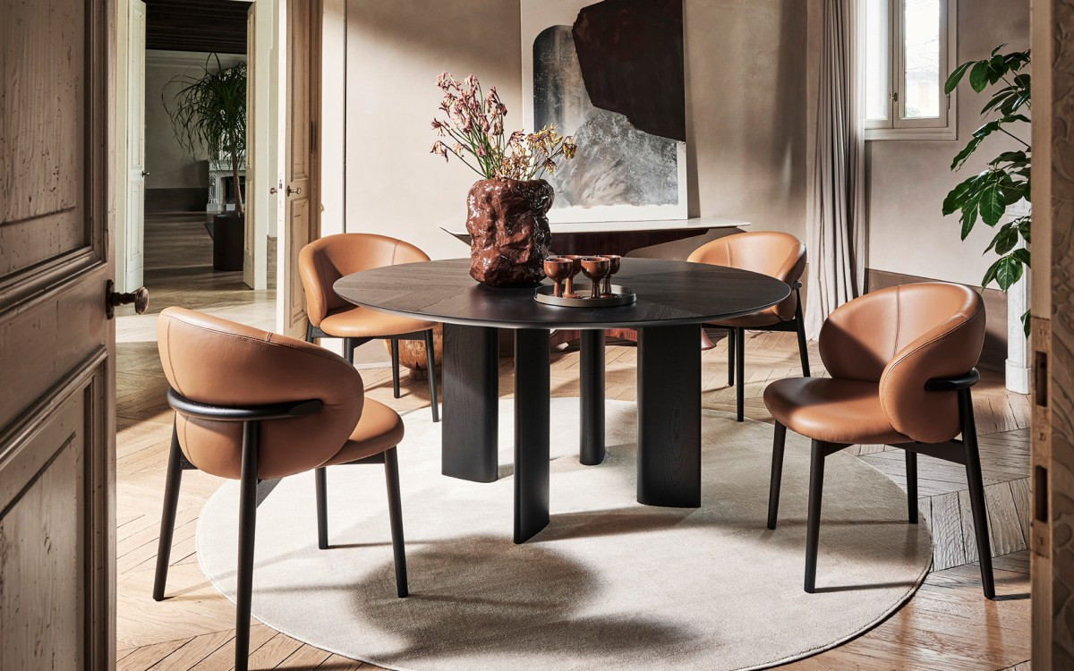 Sandy Fixed Dining Table (CS4156-FD 140) by Calligaris Sandy Fixed Dining Table (CS4156-FD 140) by Calligaris