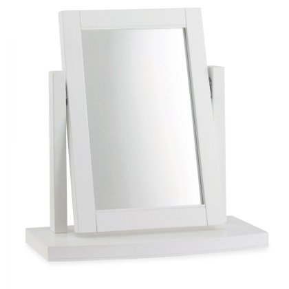 Hampstead White Vanity Mirror by Bentley Designs
