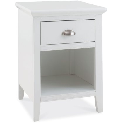 Hampstead White 1 Drawer Nightstand by Bentley Designs Hampstead White 1 Drawer Nightstand by Bentley Designs