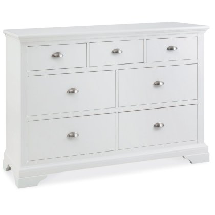 Hampstead White 3+4 Chest by Bentley Designs