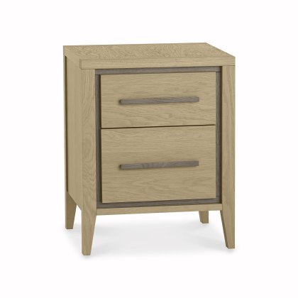 Rimini 2 Drawer Nightstand by Bentley Designs Rimini 2 Drawer Nightstand by Bentley Designs