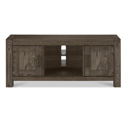 Turin Dark Oak Entertainment Unit by Bentley Designs