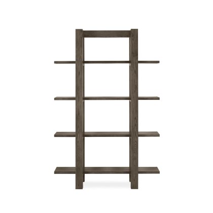 Turin Dark Oak Open Shelf Unit by Bentley Designs