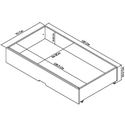 Ashby Soft Grey Underbed Drawer