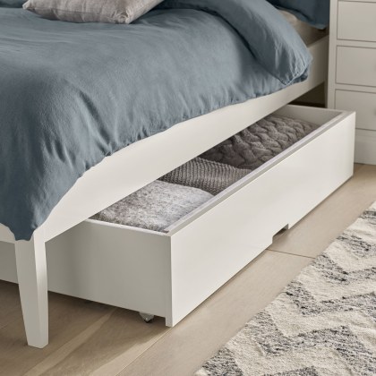Ashby White Underbed Drawer by Bentley Designs