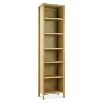 Bergen Oak Narrow Bookcase by Bentley Designs
