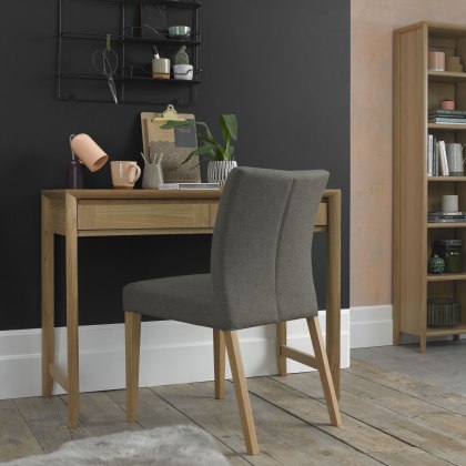 Bergen Oak Desk by Bentley Designs