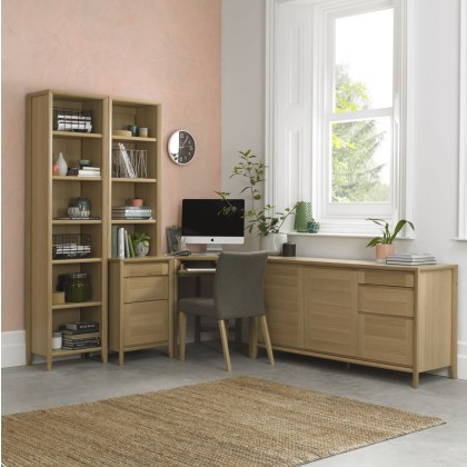 Bergen Oak Filing Cabinet by Bentley Designs