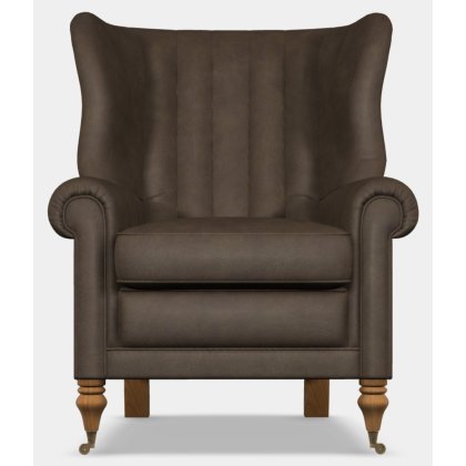 Dunmore Chair (Hide) by Tetrad Harris Tweed