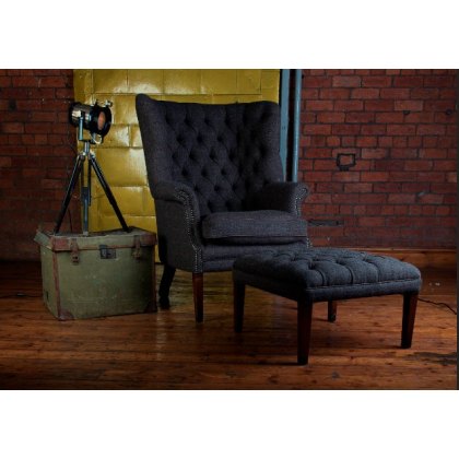 MacKenzie Stool (Tweed) by Tetrad Harris Tweed