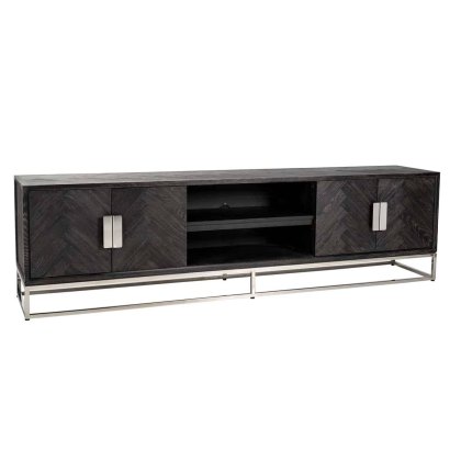 Blackbone 220cm TV Sideboard (Silver Collection) by Richmond Interiors Blackbone 220cm TV Sideboard (Silver Collection) by Richmond Interiors