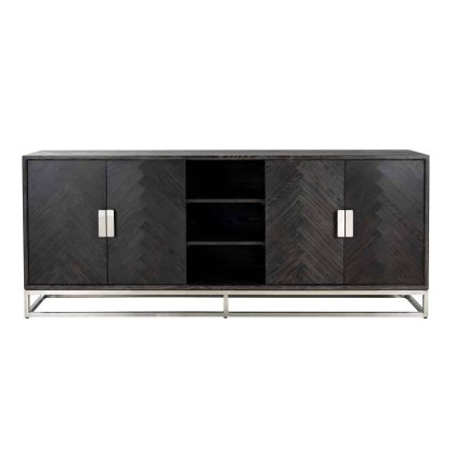 Blackbone 225cm Sideboard (Silver Collection) by Richmond Interiors