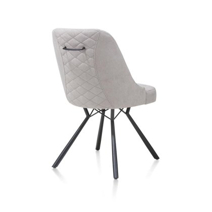 Eefje Dining Chair (Light Grey) by Habufa