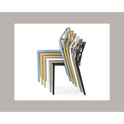 Set of 4 Alchemia Outdoor Chairs (CB1056) from Connubia by Calligaris