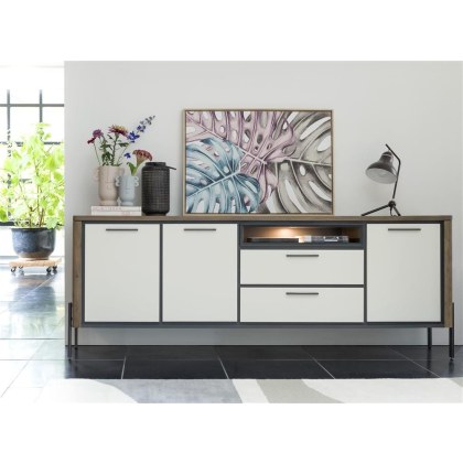 Shirley 240cm Sideboard (with LED Lighting) by Habufa
