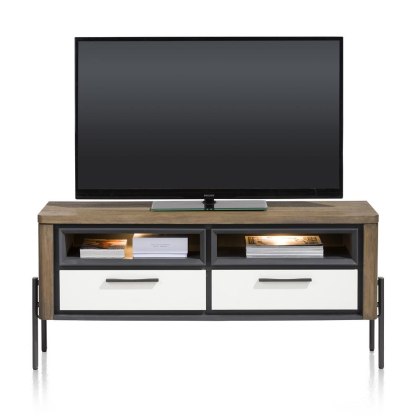 Shirley 130cm TV Lowboard (with LED Lighting) by Habufa