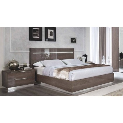 Platinum 2 Drawer Bedside