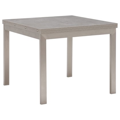 Petra 90-180 x 90cm Flip-Top Extending Dining Table