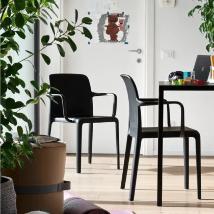 Pair of Bayo Outdoor Chairs (CB2119) from Connubia by Calligaris Pair of Bayo Outdoor Chairs (CB2119) from Connubia by Calligaris