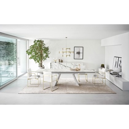 Icaro 200cm-250cm or 300cm Extending Dining Table (CS4114-R-200) by Calligaris Icaro 200cm-250cm or 300cm Extending Dining Table (CS4114-R-200) by Calligaris