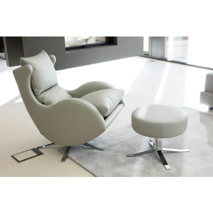 Lenny Swivel & Rocking Chair by Fama