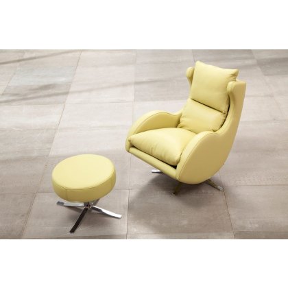 Lenny L Swivel & Rocking Chair by Fama