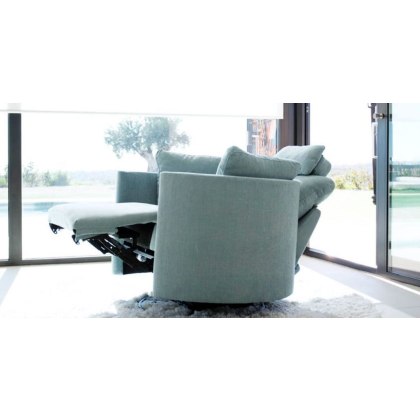 Moonrise Electric Swivel & Recliner Chair by Fama