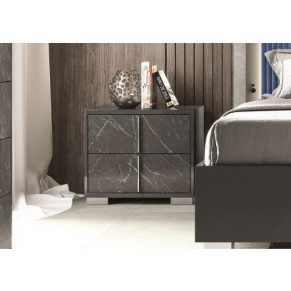 Sky 2 Drawer Bedside Chest by Euro Designs
