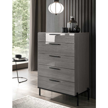 Novecento 5 Drawer Tall Dresser by ALF Italia