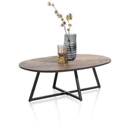 Avalon Oval Coffee Table by Habufa