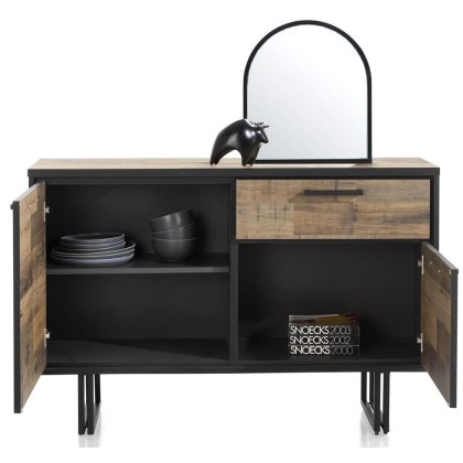 Avalon 130cm Sideboard with 2 Doors & 1 Drawer by Habufa