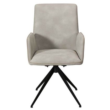Elaine Swivel Dining Chair (Misty PU)