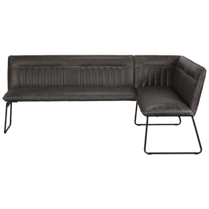 Cooper Corner Left Hand Dining Bench (Grey)