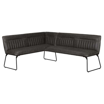 Cooper Corner Right Hand Dining Bench (Grey)