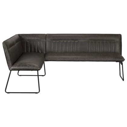 Cooper Corner Right Hand Dining Bench (Grey)