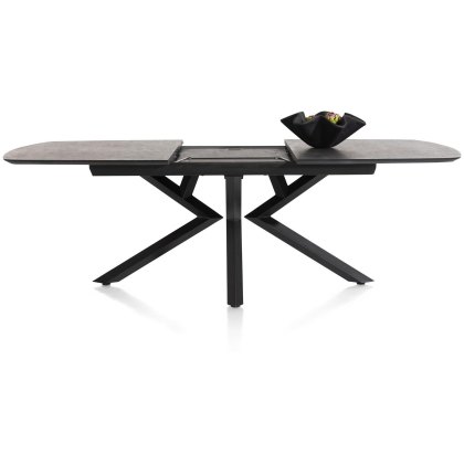 Masura 180-240 x 110cm Oval Extending Dining Table by Habufa