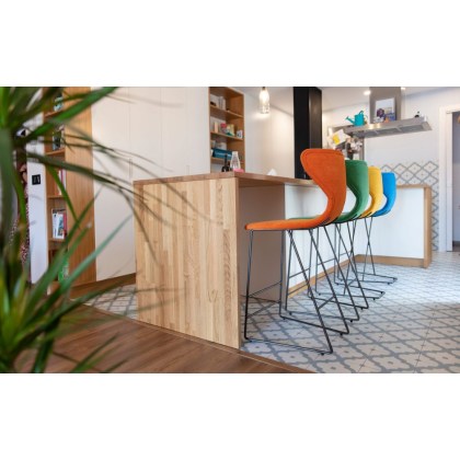 Burt Bar Stool (75cm Seat Height) by Fama