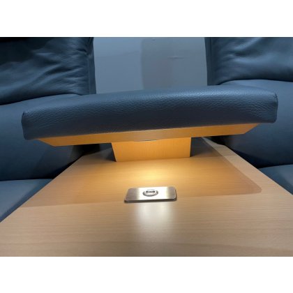 Optional Armrest Cover for Azure Table on 2.5 Seater Sofa by Himolla
