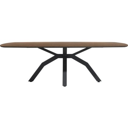 Livada 220 x 108cm Rounded Dining Table by Habufa