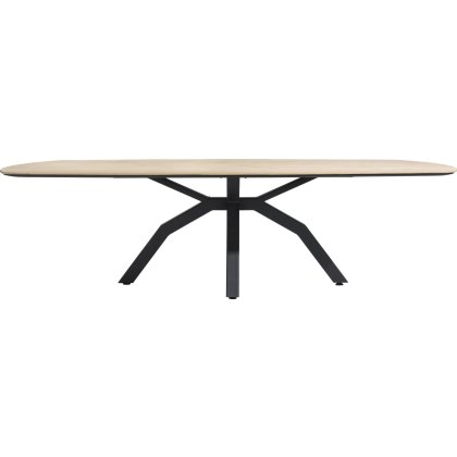 Livada 250 x 108cm Rounded Dining Table by Habufa