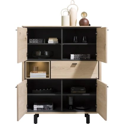 Livada 4 Door Highboard by Habufa