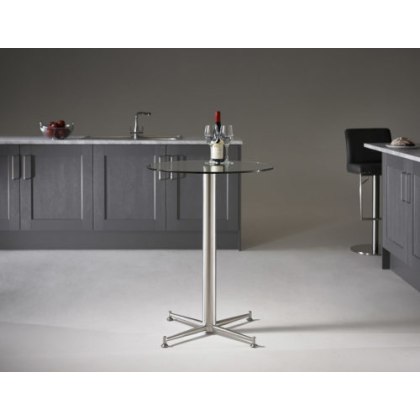 Cortina 80 x 80cm Round Bar Table by HND