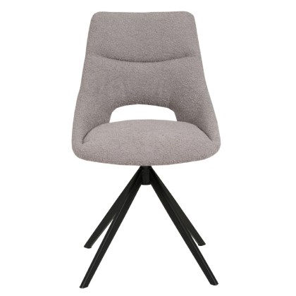 Barefoot Swivel Dining Chair (Grey) by Vida Living