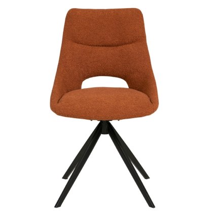 Barefoot Swivel Dining Chair (Rust) by Vida Living