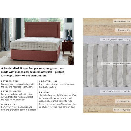 Posturecare 7 Mattress & Divan Set by Hypnos Beds