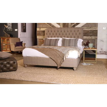 Berneray Double (4ft 6) Bed by Tetrad Harris Tweed