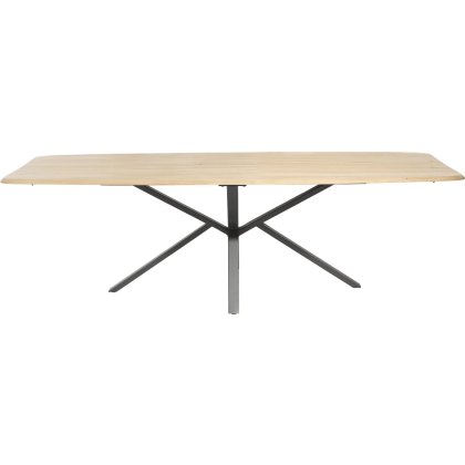 Home 250 x 110cm Rounded Dining Table by Habufa