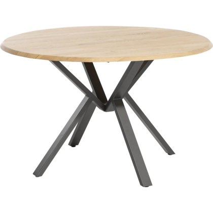Home 125cm Round Dining Table by Habufa