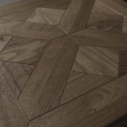 Athens Fumed Oak Lamp Table by Bentley Designs