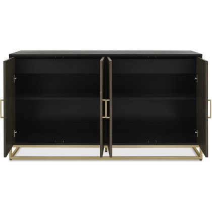 Athens Fumed Oak Wide Sideboard by Bentley Designs